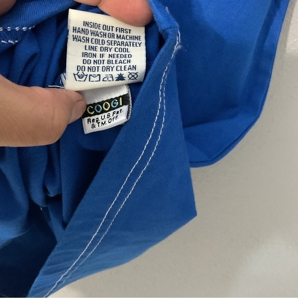 COOGI Authentic Australia Embroidered Double-Sided Blue T-Shirt Size 2XL T175 - Picture 5 of 6